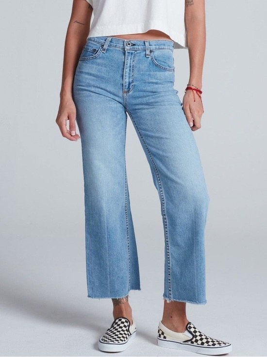 ASKK NY Denim - ASKK NY Crop Wide Leg Jean size 30 in Keel Over Wash